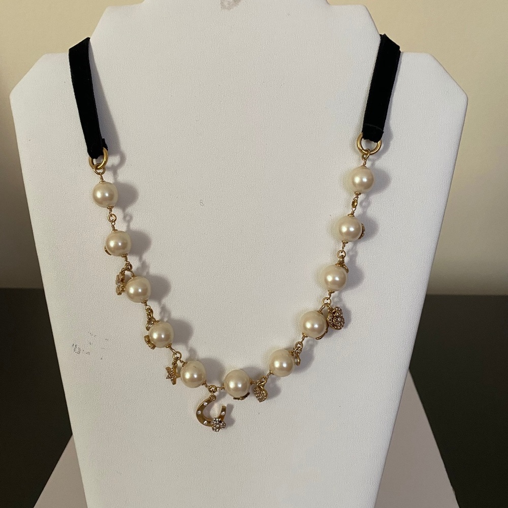 KATE SPADE GRANDMAS CLOSET FAUX PEARL NECKLACES - Picture 1 of 4